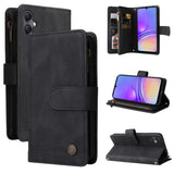 Samsung Galaxy A05 Multi-Card Wallet Flip Cover Zip Pocket - Black - Cover Noco