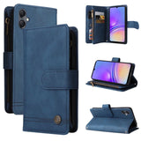Samsung Galaxy A05 Multi-Card Wallet Flip Cover Zip Pocket - Blue - Cover Noco