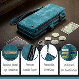 Google Pixel 10 Pro XL CaseMe 008 Wallet with Detachable Cover 8 Card + Zip Pocket - Noco