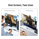 ESSAGER ESQH02 2-in-1 Dual-Way 4K 60Hz HDMI Switcher for Gaming PC and TV - Essager