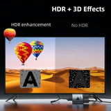 ESSAGER ESQH02 2-in-1 Dual-Way 4K 60Hz HDMI Switcher for Gaming PC and TV - Essager