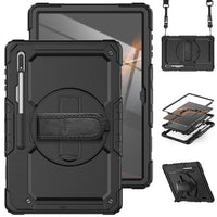 HD Shockproof Rugged Enclosure with Screen Protector for Samsung Galaxy Tab S8 Ultra X900 - Black - Cover Noco