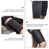 High Elastic Knitted Nylon Thigh Compression Sleeve - Noco