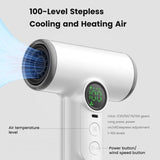 Wireless Hair Dryer With 30,000 RPM High-Speed Motor Warm/Cold Air 15600mAh Battery - NOCO