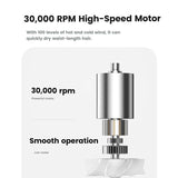 Wireless Hair Dryer With 30,000 RPM High-Speed Motor Warm/Cold Air 15600mAh Battery - NOCO