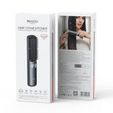 Yesido MG23 Cordless Hair Straightener Brush – 2-in-1 Portable Styling & Styling Tool - Yesido