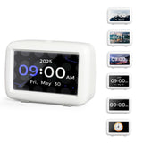 4.3-Inch Desktop Digital Clock With Time and Date for Dementia - White - Noco