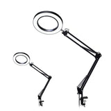 Ring LED Magnifying Desk Lamp 3 Colours 11 Levels of Brightness Noco