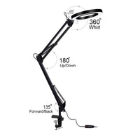 Ring LED Magnifying Desk Lamp 3 Colours 11 Levels of Brightness Noco