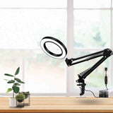 Ring LED Magnifying Desk Lamp 3 Colours 11 Levels of Brightness Noco