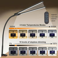 LED Goose Neck Split Head Desk Lamp 3 Colours 10 Levels of Brightness Noco