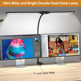LED Goose Neck Split Head Desk Lamp 3 Colours 10 Levels of Brightness Noco
