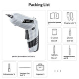 Yesido EC34 Cordless Electric Screwdriver Kit with Dual-Purpose Rotation - Noco