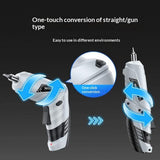 Yesido EC34 Cordless Electric Screwdriver Kit with Dual-Purpose Rotation - Noco