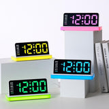GH9020 Large Display LED Digital Alarm Clock and Mirror Desktop Clock with Night Light - Noco