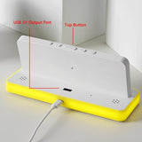GH9020 Large Display LED Digital Alarm Clock and Mirror Desktop Clock with Night Light - Noco