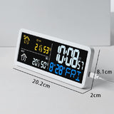 YD20 Digital Bedside/Desk Alarm Clock with Wireless Outdoor Sensor and Environment Monitor - Noco