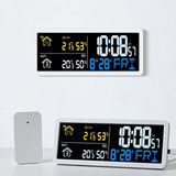 YD20 Digital Bedside/Desk Alarm Clock with Wireless Outdoor Sensor and Environment Monitor - Noco