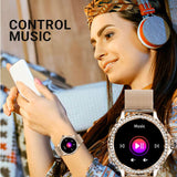 Hamtod NX19 Ladies Smart Watch Jewel Bezel BT Voice Calling 1.3inch IPS screen - watch Noco