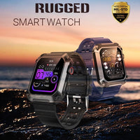 Hamtod NX3 Pro Rugged Smart Watch 1.83 Screen Bluetooth Voice Sports Modes - watch Noco
