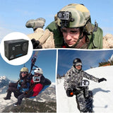 Hamtod S9 4K UHD WiFi Action Cam Dash Cam Waterproof Case Mount Kit 32Gb Card - security Hamtod
