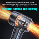 Suitu 6707A Plus Rechargeable 18000Pa Car and Home Vacuum Cleaner and Inflator - Suitu