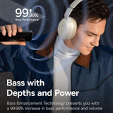 Baseus Bass 35 Max Wireless Headphones Wired or Wireless Microphone App Configuration - Baseus