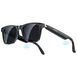Yesido IO35 Smart Music Glasses - Bluetooth Audio Sunglasses with IP54 Water Resistance - Black - Yesido