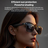 Yesido IO35 Smart Music Glasses - Bluetooth Audio Sunglasses with IP54 Water Resistance - Black - Yesido