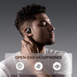 Joyroom Openfree OE4 TWS Headphones Over Ear Bluetooth 5.4 16mm Speaker - Black - Joyroom