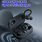 T&G T40 TWS Bluetooth Wireless Sports Earphones - IPX6 Rated Over Ear Stability - Black - T&G