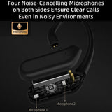 KZ AN01 Wireless Bluetooth 5.4 Earhook Adapter | ANC In-Ear Monitor Module with LDAC for Wired KZ Earphones - KZ