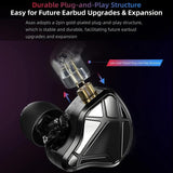 KZ Axas Micro-Driver Tactical Gaming Earphones | 3.5mm Wired Footstep-Tuned IEM In-Ear - KZ