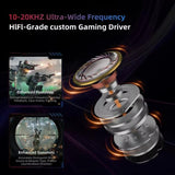 KZ Axas Micro-Driver Tactical Gaming Earphones | 3.5mm Wired Footstep-Tuned IEM In-Ear - KZ