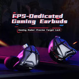 KZ Axas Micro-Driver Tactical Gaming Earphones | 3.5mm Wired Footstep-Tuned IEM In-Ear - KZ