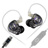 KZ Gale Type-C IEMs with M2 Cable | Super Linear Dynamic Driver DSP USB-C Earphones - KZ