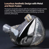 KZ Libra Wired Dynamic Earphones | Silver-Plated Cable Noise-Isolating Earbuds - KZ