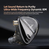 KZ Libra Wired Dynamic Earphones | Silver-Plated Cable Noise-Isolating Earbuds - KZ