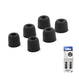 KZ Memory Foam Earphone Tip Kit for In-Ear Headphones - 6-Piece Sound Isolating Earbud Sleeves - KZ