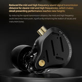 KZ Pisces Type-C Dual Dynamic Driver IEMs | Horizontal Dual-Driver Hi-Fi USB-C Earphones - KZ