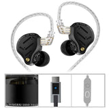 KZ Pisces Type-C Dual Dynamic Driver IEMs | Horizontal Dual-Driver Hi-Fi USB-C Earphones - KZ