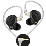 KZ Pisces Wired Dual Dynamic Driver IEMs | Horizontal Dual-Driver Hi-Fi Earphones | 3.5mm Plug - KZ