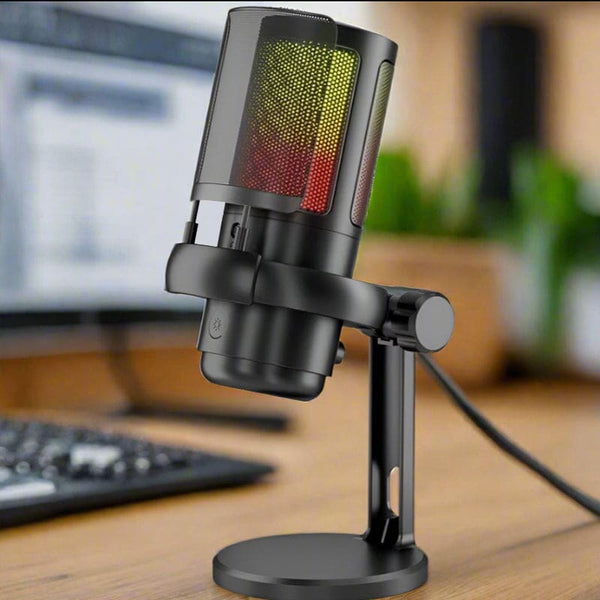 ME6P Desktop Gaming/Streaming Cardioid Microphone LED Light - NOCO