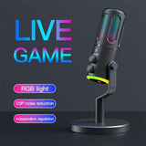 SU8 Desktop Gaming/Streaming Microphone Noise Reduction LED Light - NOCO