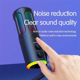 SU8 Desktop Gaming/Streaming Microphone Noise Reduction LED Light - NOCO