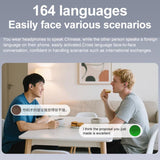 Open Ear Earbuds | Real-Time Two-Way Voice Translation | Smart AI Interpretation Headphones - Yesido