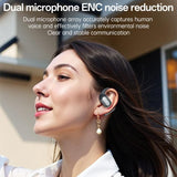 Yesido YSP26 OWS Open Ear Earphones | ENC Noise Reduction Hook Headset with LCD Screen - Yesido