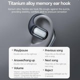 Yesido YSP26 OWS Open Ear Earphones | ENC Noise Reduction Hook Headset with LCD Screen - Yesido