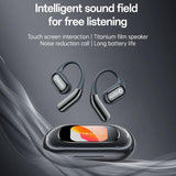 Yesido YSP26 OWS Open Ear Earphones | ENC Noise Reduction Hook Headset with LCD Screen - Yesido