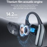 Yesido YSP26 OWS Open Ear Earphones | ENC Noise Reduction Hook Headset with LCD Screen - Yesido